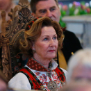 13. mars: Dronning Sonja åpner Vinterfestspillene i Bergstaden under åpningskonserten i Røros kirke (Foto: Cornelius Poppe, NTB scanpix)